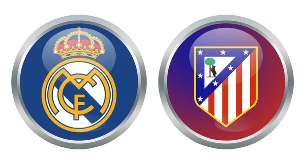 Real Madrid vs Atlético de Madrid — Foto de Stock