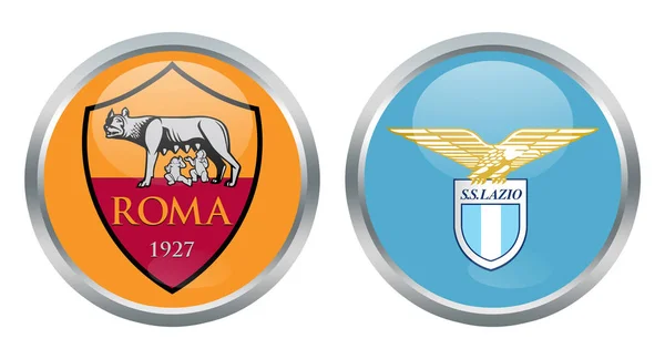 Roma vs Lazio sign — Stock Photo, Image