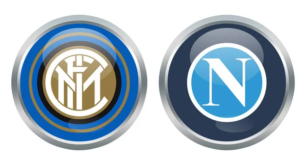 Inter vs Napoli Εικόνα Αρχείου