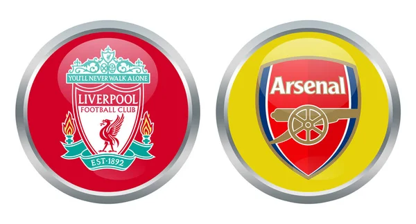 Arsenal de vs Liverpool Fotos De Bancos De Imagens