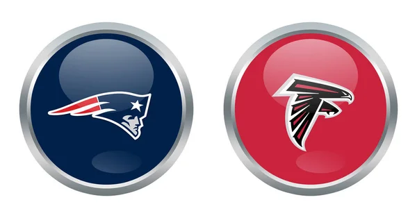 Patriots vs Falcons — Stock Photo, Image