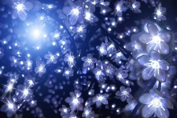 LED  Flowering Tree — Stock Photo, Image