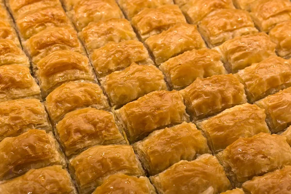 Delicious Turkish sweet ready for sale.Bakery products.