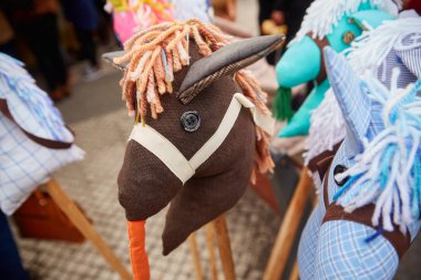 Corroios, Seixal, Setubal, Metropolitan alan Lizbon - Ocak, 2018. Adil, Corroios Feira çikolata popüler bir yıllık olaydır.