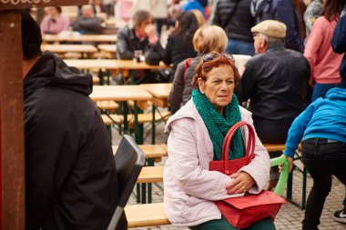 Corroios, Seixal, Setubal, Metropolitan alan Lizbon - Ocak, 2018. Adil, Corroios Feira çikolata popüler bir yıllık olaydır.