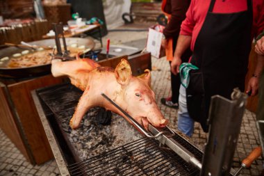 Corroios, Seixal, Setubal, Metropolitan alan Lizbon - Ocak, 2018. Adil, Corroios Feira çikolata popüler bir yıllık olaydır.