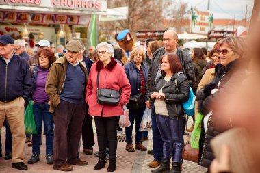 Corroios, Seixal, Setubal, Metropolitan alan Lizbon - Ocak, 2018. Adil, Corroios Feira çikolata popüler bir yıllık olaydır.