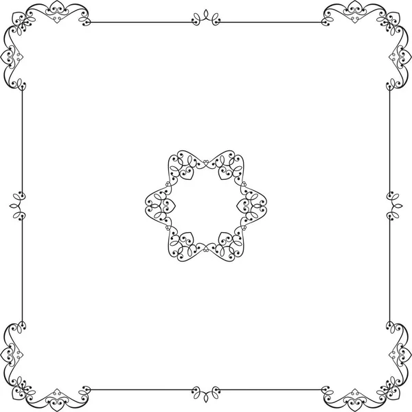 Diseño de la frontera del marco — Archivo Imágenes Vectoriales