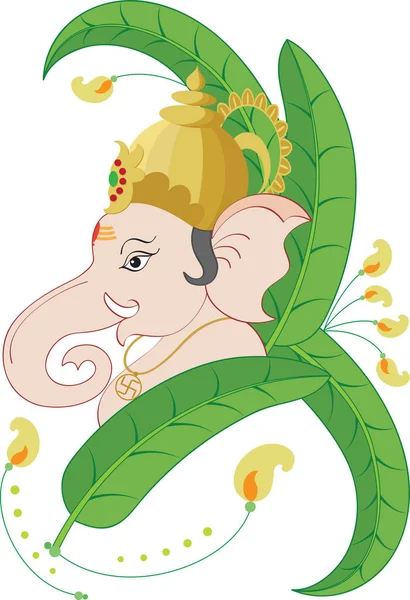 Ganesha O Senhor da Sabedoria —  Vetores de Stock