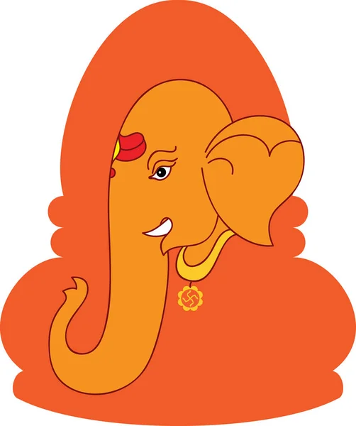 Ganesha az Úr a bölcsesség — Stock Vector