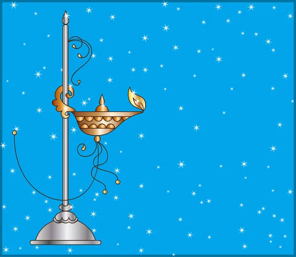 Diwali pozdrav designu — Stockový vektor