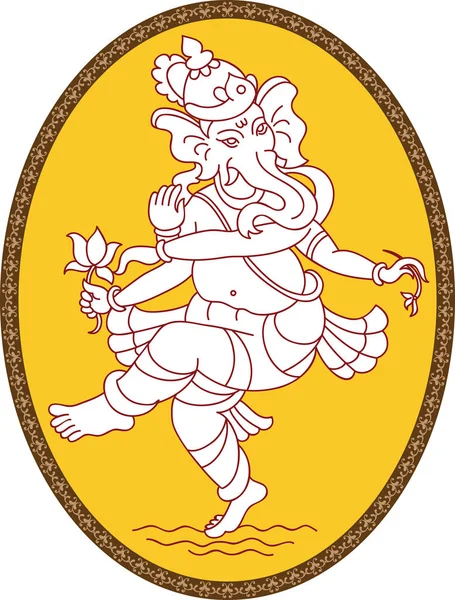 Ganesha bilgelik efendisi — Stok Vektör