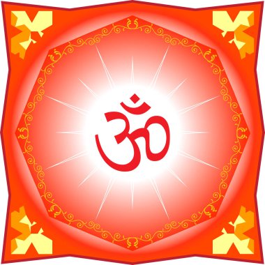 Aum (Om) kutsal motifi