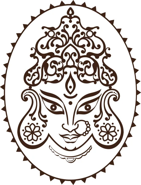 Дурга - боги власти — стоковый вектор