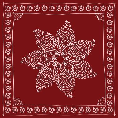 Halk, aşiret tasarım, Motif, duvar resmi