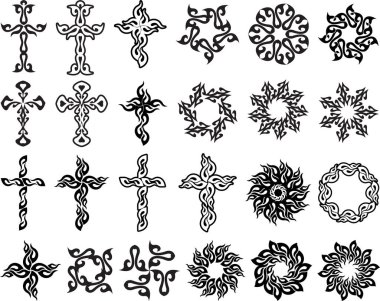 Güneş koleksiyonu çapraz dövme