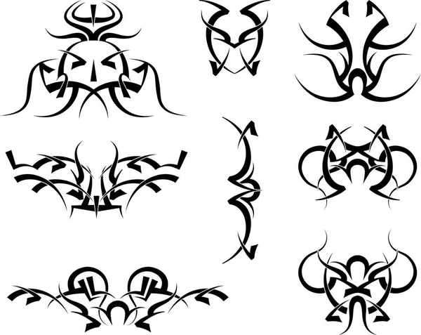Design de tatuagem tribal — Vetor de Stock