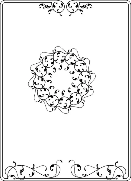 Desenho da borda do quadro —  Vetores de Stock