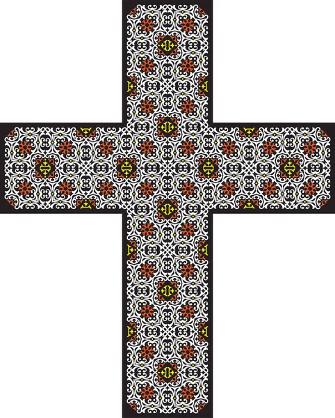 Christliches Kreuz — Stockvektor