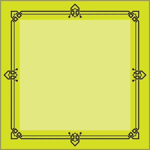 Diseño de la frontera del marco — Archivo Imágenes Vectoriales