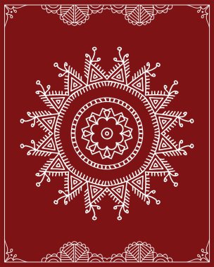 Halk, aşiret tasarım, Motif, duvar resmi