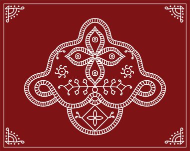 Halk, aşiret tasarım, Motif, duvar resmi