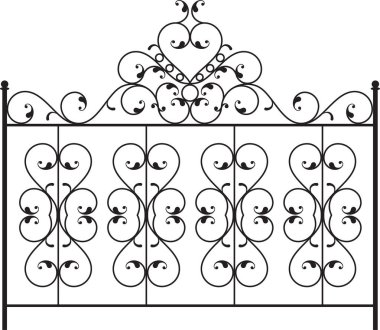 Ferforje kapı, kapı, çit, pencere, Panjur, tasarım korkuluk