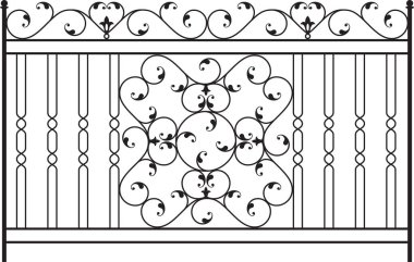 Ferforje kapı, kapı, çit, pencere, Panjur, tasarım korkuluk