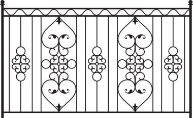 Ferforje kapı, kapı, çit, pencere, Panjur, tasarım korkuluk