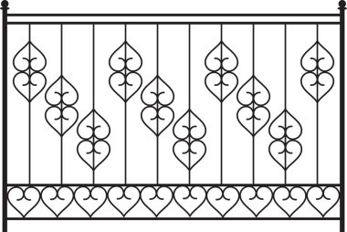 Ferforje kapı, kapı, çit, pencere, Panjur, tasarım korkuluk