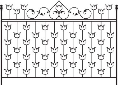 Ferforje kapı, kapı, çit, pencere, Panjur, tasarım korkuluk