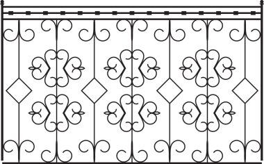 Ferforje kapı, kapı, çit, pencere, Panjur, tasarım korkuluk