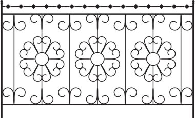 Ferforje kapı, kapı, çit, pencere, Panjur, tasarım korkuluk