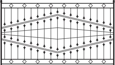 Ferforje kapı, kapı, çit, pencere, Panjur, tasarım korkuluk