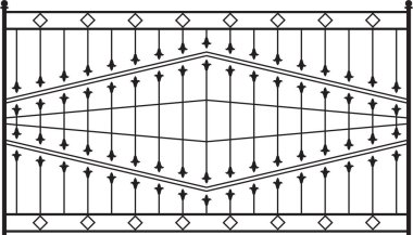 Ferforje kapı, kapı, çit, pencere, Panjur, tasarım korkuluk