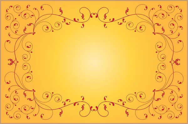 Frame Border Design — Stock Vector