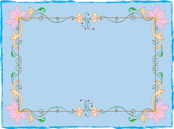 Diseño de la frontera del marco — Archivo Imágenes Vectoriales