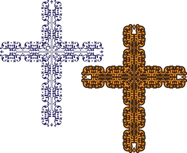 Χριστιανικός Σταυρός σχεδιασμό — Διανυσματικό Αρχείο