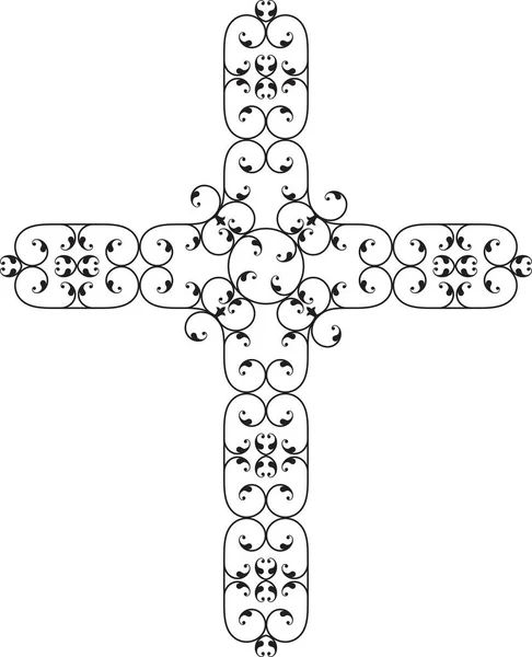 Christliches Kreuz — Stockvektor