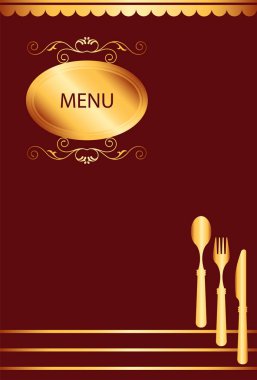 Menü kartı tasarım şablonu