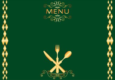 Menü kartı tasarım şablonu