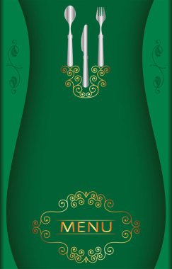 Menü kartı tasarım şablonu