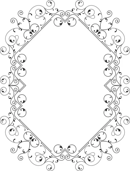 Frame boordmotief — Stockvector