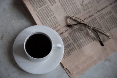 sabah gazetesi ile kahve