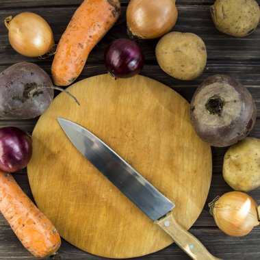 Sebze Güveç, çorba ya da diğer sıcak vegan yemek yemek pişirmek için