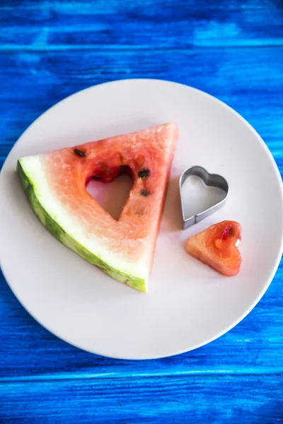 Useful vitamin summer berry watermelon — Stock Photo, Image