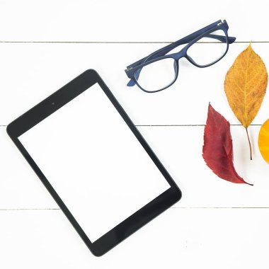 sonbahar işyeri kavramı. Office ya da serbest