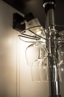 Cam bardak konyak ve şarap