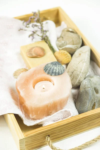 bedeniniz ve rahatlama için aksesuarlar için bakmakta Tema