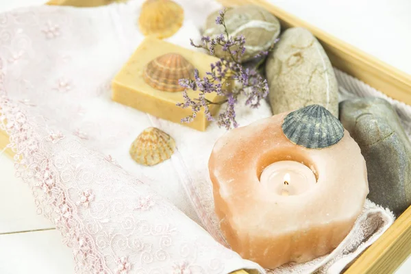 bedeniniz ve rahatlama için aksesuarlar için bakmakta Tema